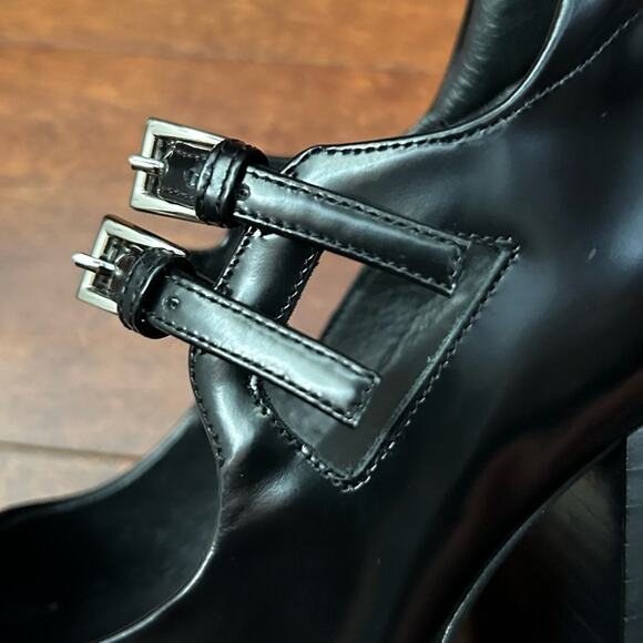 Jeffrey Campbell Corgi Platform Mary Janes,
Wednesday Addams Black Leather Size5 - Picture 6 of 15